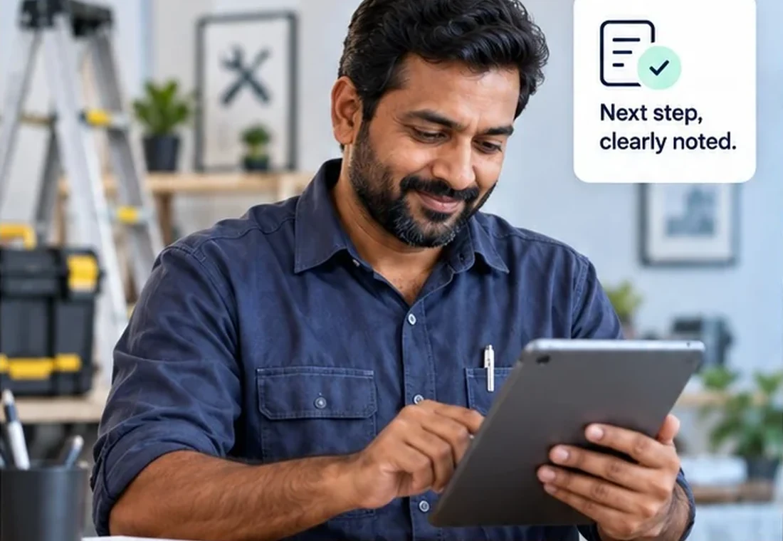 Follow-up tools feature visual for small businesses